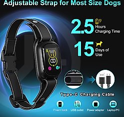 PATPET No Shock Smart Bark Control Dog Bark Collar slide 2 of 7