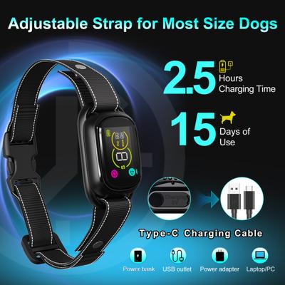 Show full view: PATPET No Shock Smart Bark Control Dog Bark Collar slide 7 of 8