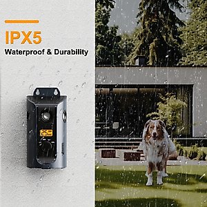 PATPET Solar-Powered Ultrasonic Indoor/Outdoor Dog Bark Control Device