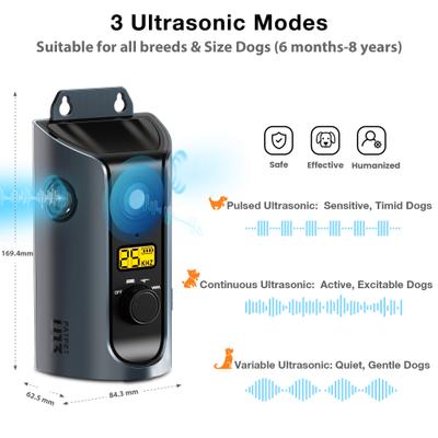 Show full view: PATPET Solar-Powered Ultrasonic Indoor/Outdoor Dog Bark Control Device slide 2 of 8