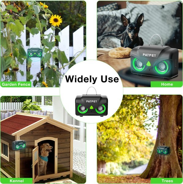 VIVIPAL 2-in1 Ultrasonic Indoor/Outdoor Dog Bark Deterrent Device