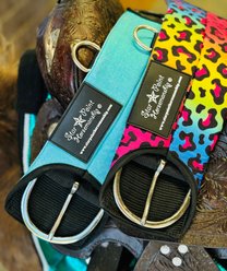 Star Point Horsemanship Miniature Horse Neoprene Cinch Girth, Rainbow Cheetah, 18-in
