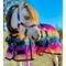 Show in main carousel: Star Point Horsemanship Hooded Printed Mesh UV Horse Fly Sheet, Rainbow Cheetah, 50 to 52-in slide 1 of 2