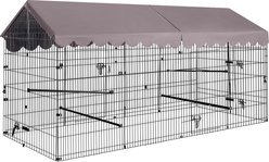 Aivituvin AIR7009 Rabbit Metal Playpen, Black, 87.6-L