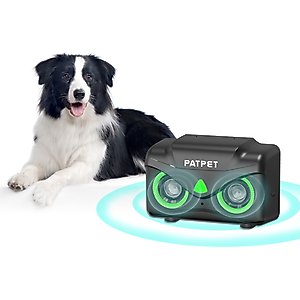 PATPET Adjustable Level Ultrasonic Indoor/Outdoor Dog Bark Control Device