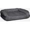 Show in main carousel: K9 Ballistics Tough Ripstop Rectangle Bolster Dog Bed, Titanium Premium Finish, Medium slide 1 of 8