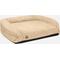 Show in main carousel: K9 Ballistics Tough Ripstop Rectangle Bolster Dog Bed, Sandstone, Medium slide 2 of 9