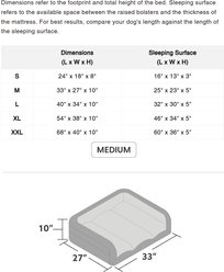 K9 Ballistics Tough Ripstop Rectangle Bolster Dog Bed, Sandstone, Medium slide 2 of 6