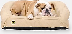 K9 Ballistics Tough Ripstop Rectangle Bolster Dog Bed, Sandstone, Medium slide 1 of 6