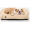 Show in main carousel: K9 Ballistics Tough Ripstop Rectangle Bolster Dog Bed, Sandstone, Medium slide 1 of 9