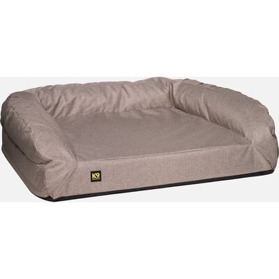 K9 Ballistics K9 Ballistics Tough Ripstop Rectangle Orthopedic Bolster Dog Bed, Taupe Premium Finish, XX-Large
