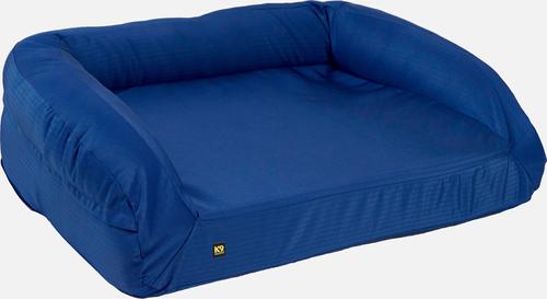 Show full view: K9 Ballistics Tough Ripstop Rectangle Orthopedic Bolster Dog Bed, Blue Quartz, Large slide 3 of 10