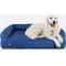 Show in main carousel: K9 Ballistics Tough Ripstop Rectangle Orthopedic Bolster Dog Bed, Blue Quartz, Large slide 1 of 10