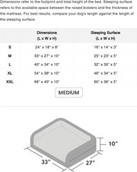 K9 Ballistics Tough Ripstop Rectangle Orthopedic Bolster Dog Bed, Sandstone, Medium slide 2 of 6