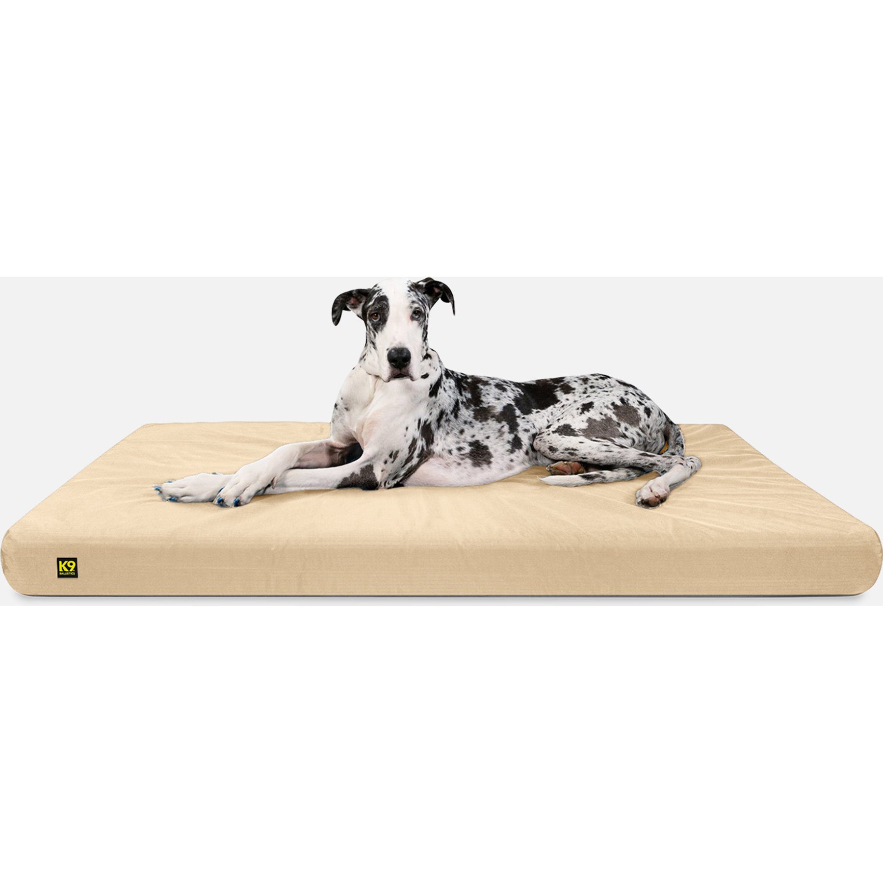 K9 Ballistics Tough Ripstop Orthopedic Pillow Dog Bed, Sandstone, XX-Large