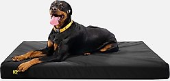 K9 Ballistics Tough Ripstop Orthopedic Pillow Dog Bed, Obsidian Black, X-Large