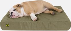 K9 Ballistics Tough Ripstop Orthopedic Pillow Dog Bed, Sage Green, Medium