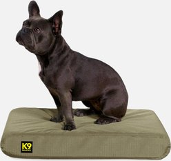 K9 Ballistics Tough Ripstop Orthopedic Pillow Dog Bed, Sage Green, Small