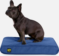 K9 Ballistics Tough Ripstop Orthopedic Pillow Dog Bed, Blue Quartz, Small
