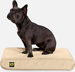 K9 Ballistics Tough Ripstop Orthopedic Pillow Dog Bed, Sandstone, Small