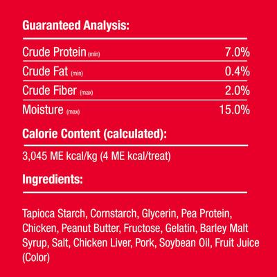 Show full view: Good 'n' Tasty Triple Flavor Mini Churro Style Twists Chicken, Peanut Butter & Pork Gourmet Crunchy Dog Treats, 100 count slide 9 of 11