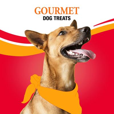 Show full view: Good 'n' Tasty Triple Flavor Mini Churro Style Twists Chicken, Peanut Butter & Pork Gourmet Crunchy Dog Treats, 100 count slide 6 of 11