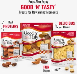 Good 'n' Fun Triple Flavor Chicken, Bacon & Beef Dog Treat Chew Crunch Rolls, 5 count slide 2 of 9