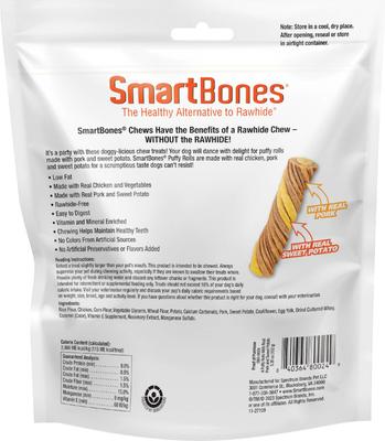 Show full view: SmartBones Puffy Rolls Dog Chews, 4 count slide 3 of 10