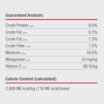 Show full view: DreamBone Puffy Rolls Real Peanut Butter & Bison Rawhide Free Dog Chews, 8 count slide 8 of 10