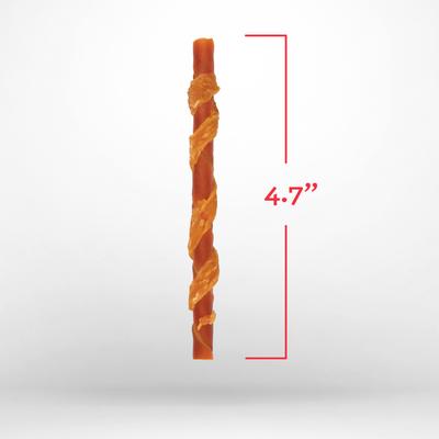 Show full view: DreamBone Twists Wrapped with Chicken Real Sirloin Rawhide Free Dog Chews, 15 count slide 9 of 11