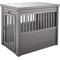 Show in main carousel: New Age Pet ecoFLEX Single Door Furniture Style Dog Crate & End Table, Grey, 42 inch slide 5 of 13