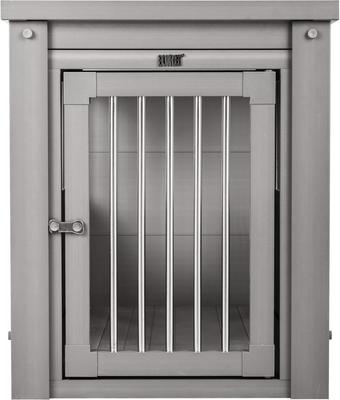 Show full view: New Age Pet ecoFLEX Single Door Furniture Style Dog Crate & End Table, Grey, 42 inch slide 2 of 13