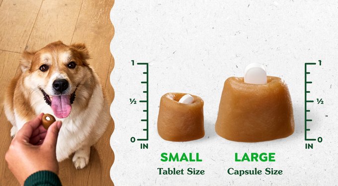 Greenies Pill Pockets Canine Chicken Flavor Dog Treats, Tablet Size