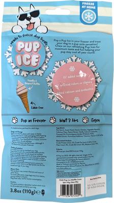 Show full view: Pup Ice Waffle Cone Vanilla & Peanut Butter Dog Chew Treat, 2 count slide 3 of 6