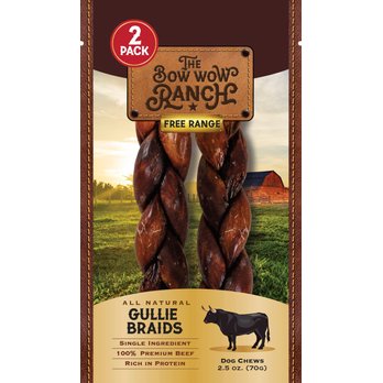 Braided Piggy Cadet Beef Braids Blain's Farm Fleet Beef Filets Dog