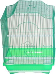 YML Cornerless Flat Top Parakeet Bird Cage, Green