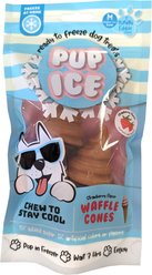 Pup Ice Waffle Cone Strawberry Dog Chew Treat, 2 count