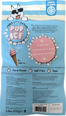 Show full view: Pup Ice Waffle Cone Strawberry Dog Chew Treat, 2 count slide 3 of 5