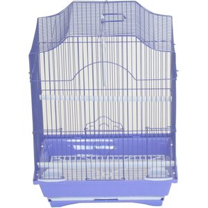 YML Corner Less Flat Top Bird Cage, Assorted Colors, Medium