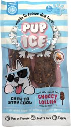 Pup Ice Choccy Lollies Peanut Butter & Chocolate Dog Chew Treat, 2 count