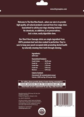Show full view: Bow Wow Ranch Short Horn Sausage Dog Chew Treat, 4.2-oz bag slide 3 of 4