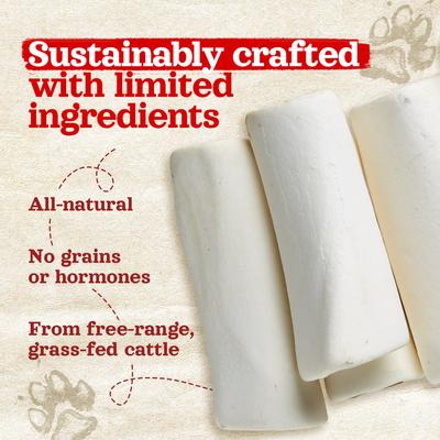 Show full view: Natural Farm Sweet Potato Filled Bone Dog Chews, 5 to 6-in, 10 count slide 4 of 7