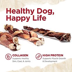 Natural Farm Braided Power Bully Sticks Dog Chews, 6-in, 20 count slide 2 of 6