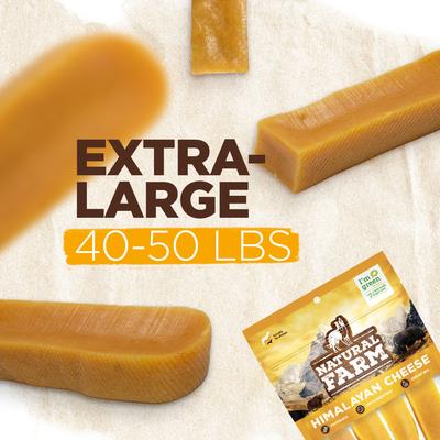 Show full view: Natural Farm Large Himalayan Cheese Hard Dog Chew slide 8 of 10