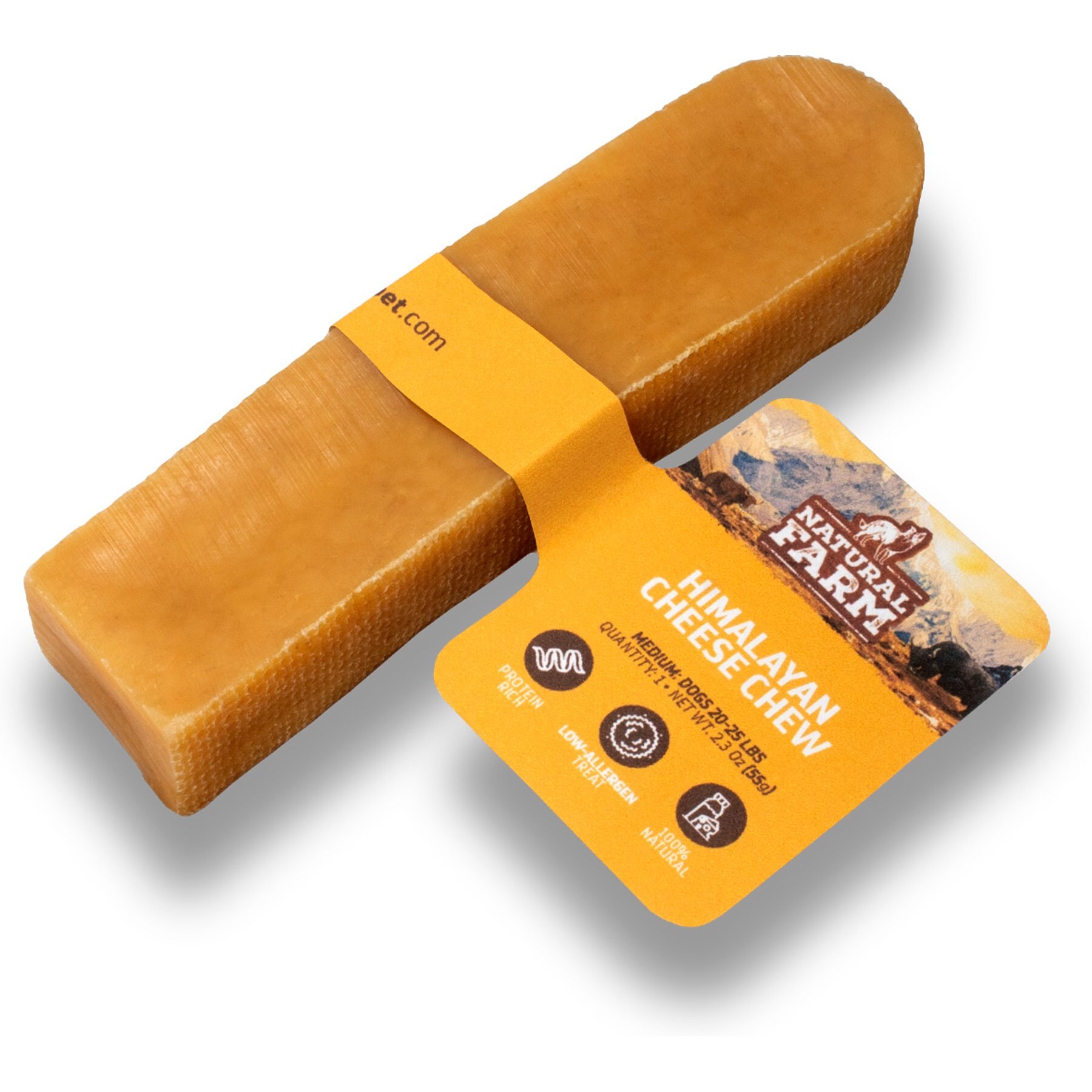 Natural Farm Himalayan Cheese Dog Chews, Medium, 52 count