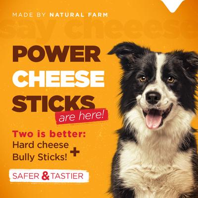 Show full view: Natural Farm Power Cheese Dog Chews, Medium, 32 count slide 3 of 7
