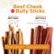 Show in main carousel: Natural Farm Bully Cheek Stick Dog Chews, 10 to 12-in, 24 count slide 6 of 7