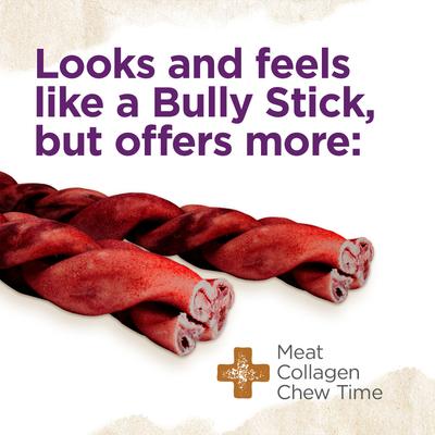 Show full view: Natural Farm Braided Super Collagen Dog Chews, 12-in, 14 count slide 4 of 6