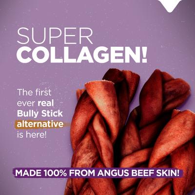 Show full view: Natural Farm Braided Super Collagen Dog Chews, 12-in, 14 count slide 3 of 6