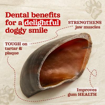 Show full view: Natural Farm Cow Hooves Dog Chews, 25 count slide 5 of 6